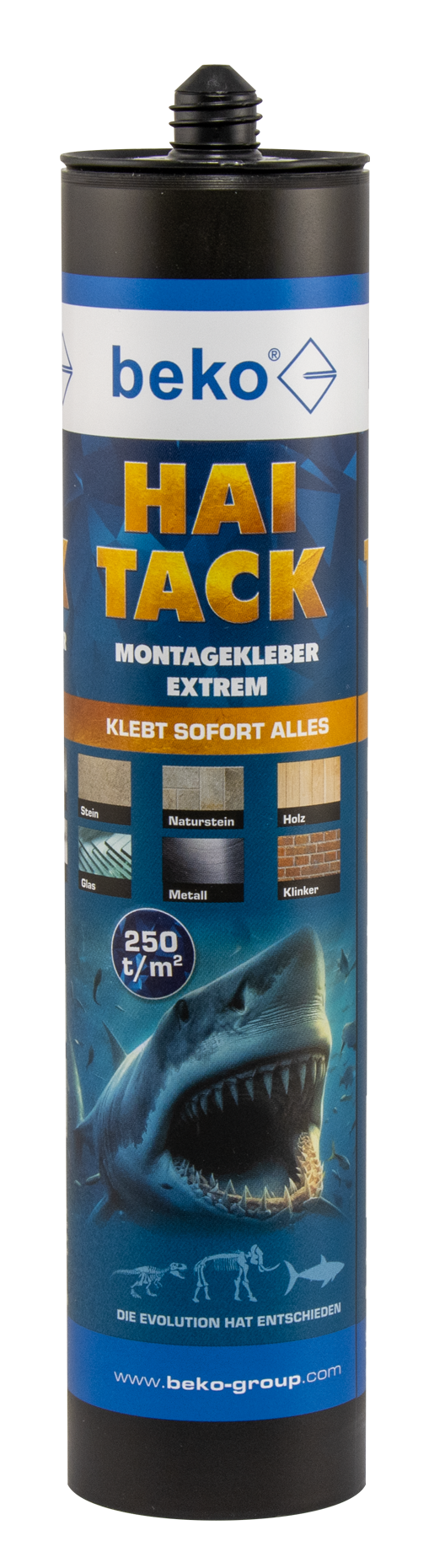 beko HAI TACK 480 g weiß Montagekleber Extrem Inhalt 310ml