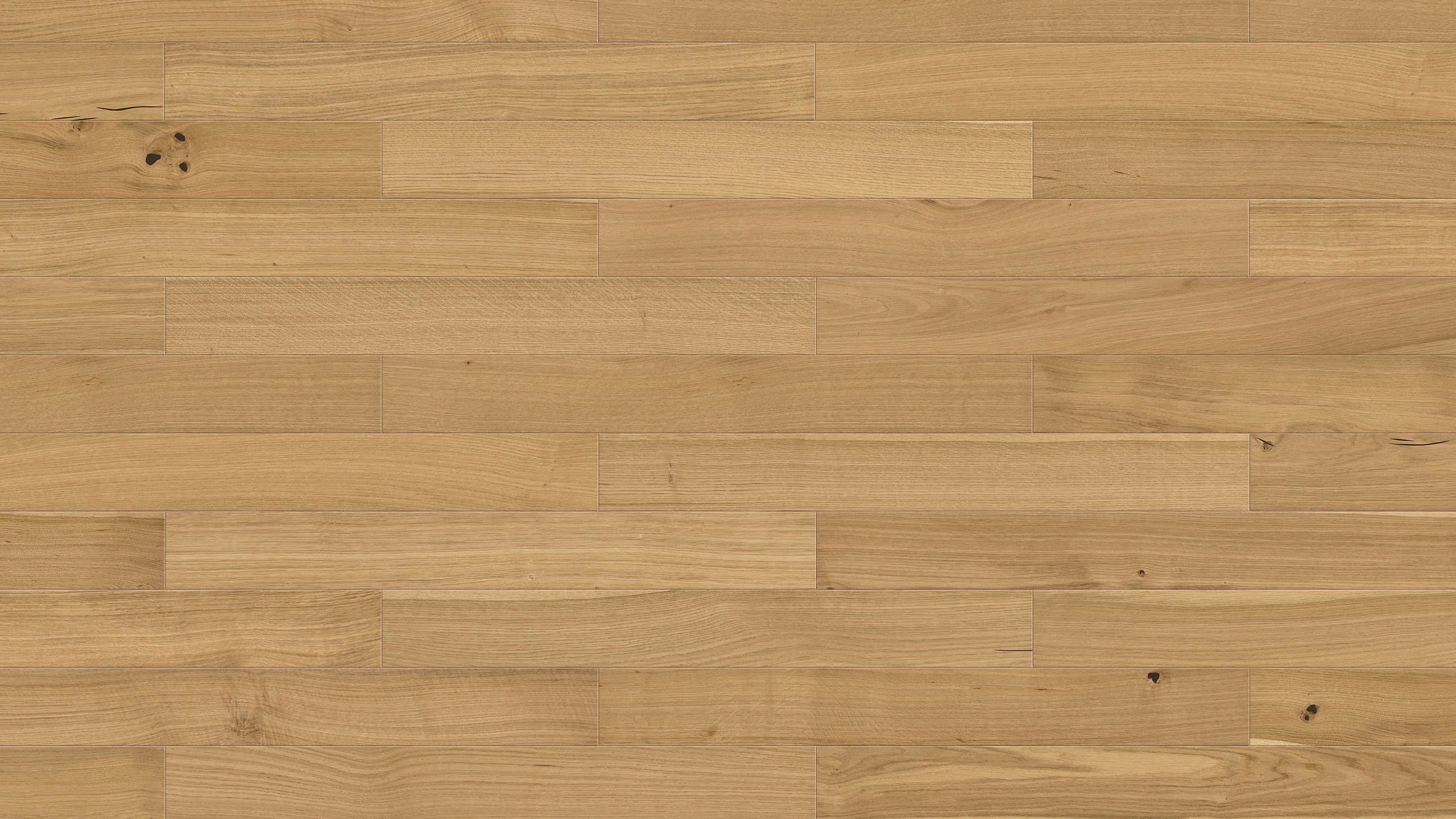 PARKETT 11 mm Landhausdiele Toscana 4V Eiche invisible Universal strukturiert geölt Top Connect (B-Ware)