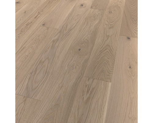 ter Hürne Parkett Crystal Oak Langdiele Eiche Landhausdiele weiß mattlack 2190 x 162 x 12 mm B Ware