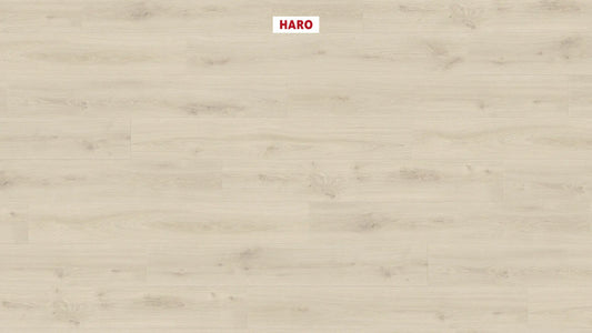 HARO Laminatboden Daily Edition 8mm Landhausdiele 4V Eiche Alta cremeweiß* strukturiert Top Connect