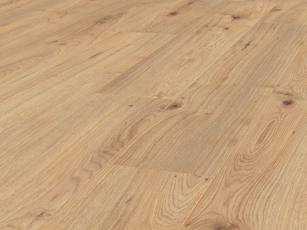 Laminatboden Nature Oak 8mm Landhausdiele 4V Eiche